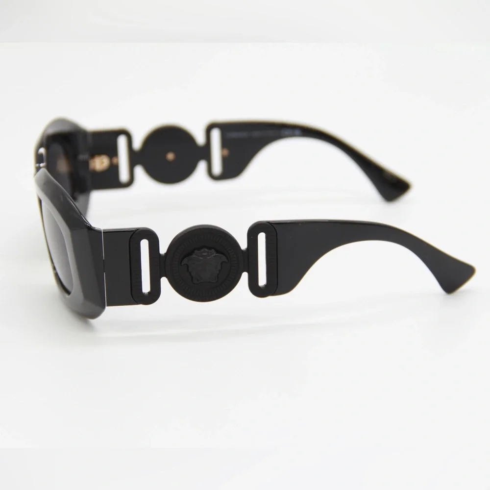 NEW VERSACE VE4425U 5360/87 MEDUSA UNISEX SUNGLASSES NEW BLACK MOD 4425U